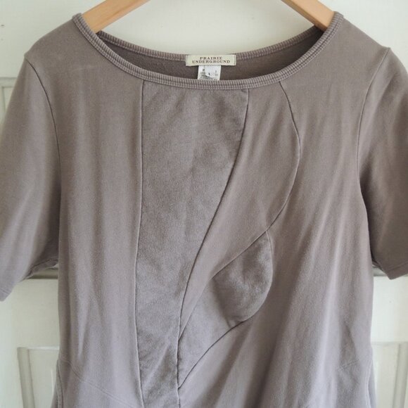 Prairie Underground Taupe Tunic Pockets L - Picture 2 of 6